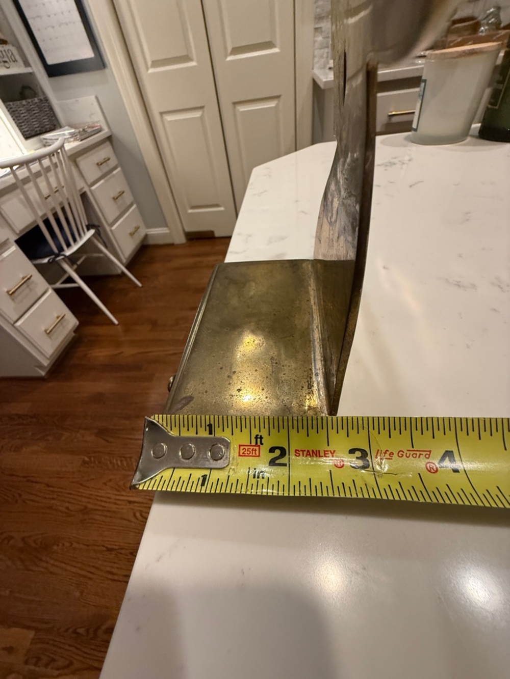 Vintage Solid Brass Angel Christmas 9" Stocking Hanger By Lord & Taylor - Picture 12 of 12